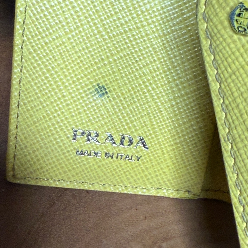 Prada Vibrant Yellow Key Holder - Picture 4 of 5